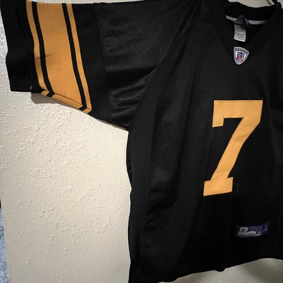 VINTAGE PITTSBURGH STEELERS BEN ROETHLISBERGER AUTHENTIC REEBOK JERSEY 48 NFL - Picture 12 of 13